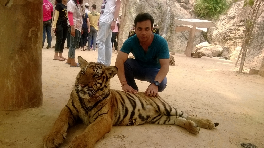 Day 7 – Visited Tiger Temple With Family : Kanchanaburi, Thailand (Mar’14)