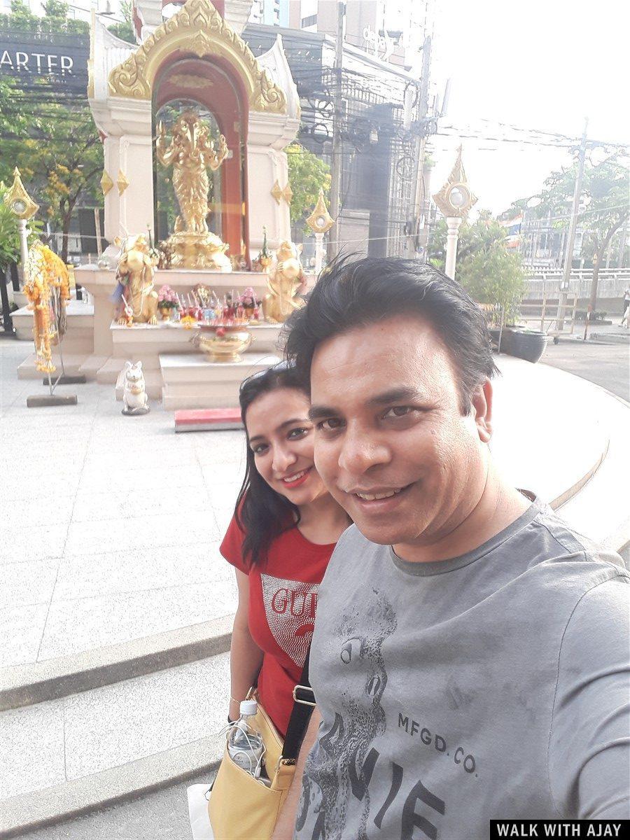 Selfie with my sister at Union Mall just front of Ganesha Temple