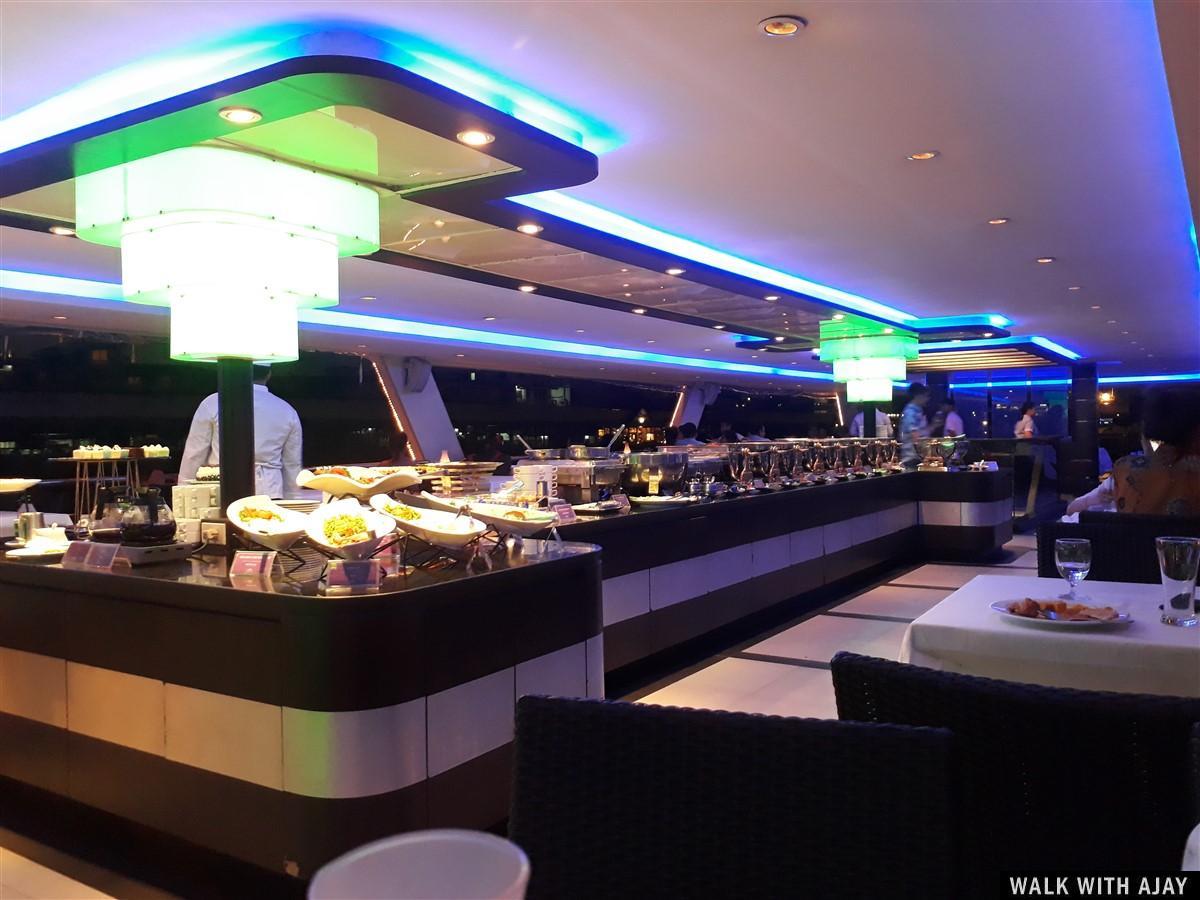Exploring in River City & Asiatique Night Market : Bangkok, Thailand (May'19) 20 Food area at cruise for cooking and serving