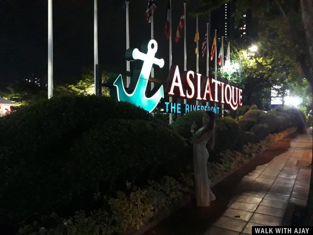 Exploring in River City & Asiatique Night Market : Bangkok, Thailand (May'19) 30 Outside Asiatique night market near the road