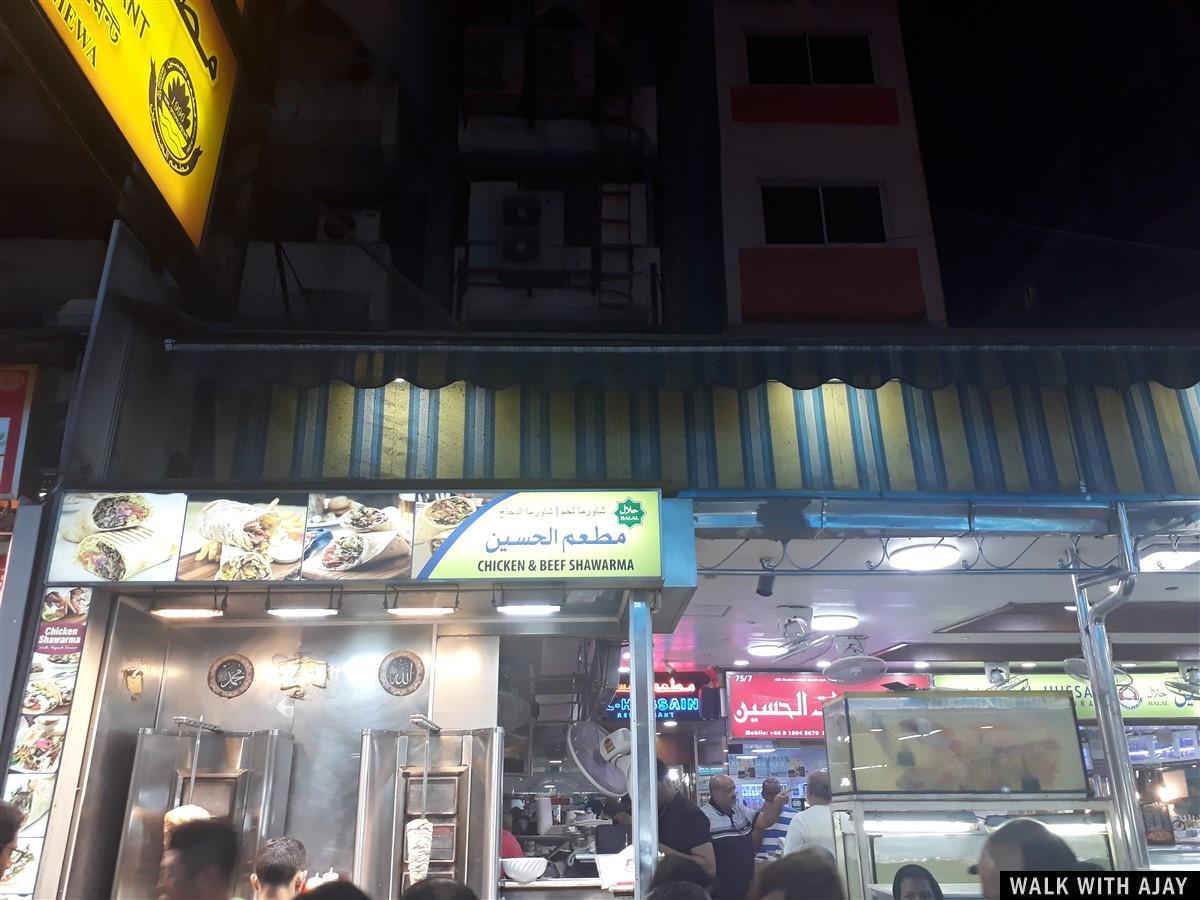 Some chicken and beef shawarma shops , popular food here