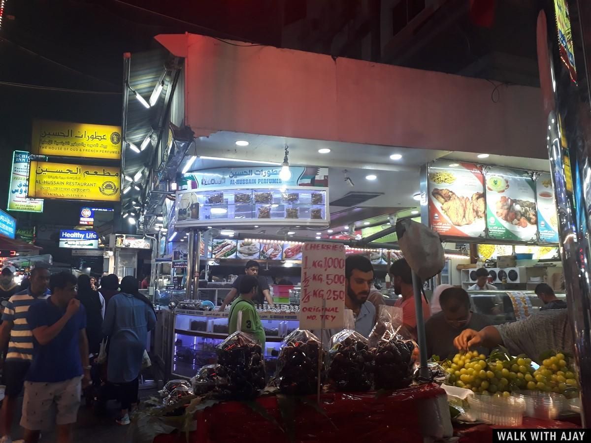 Not only non-veg food, but you can buy some fresh fruits here too