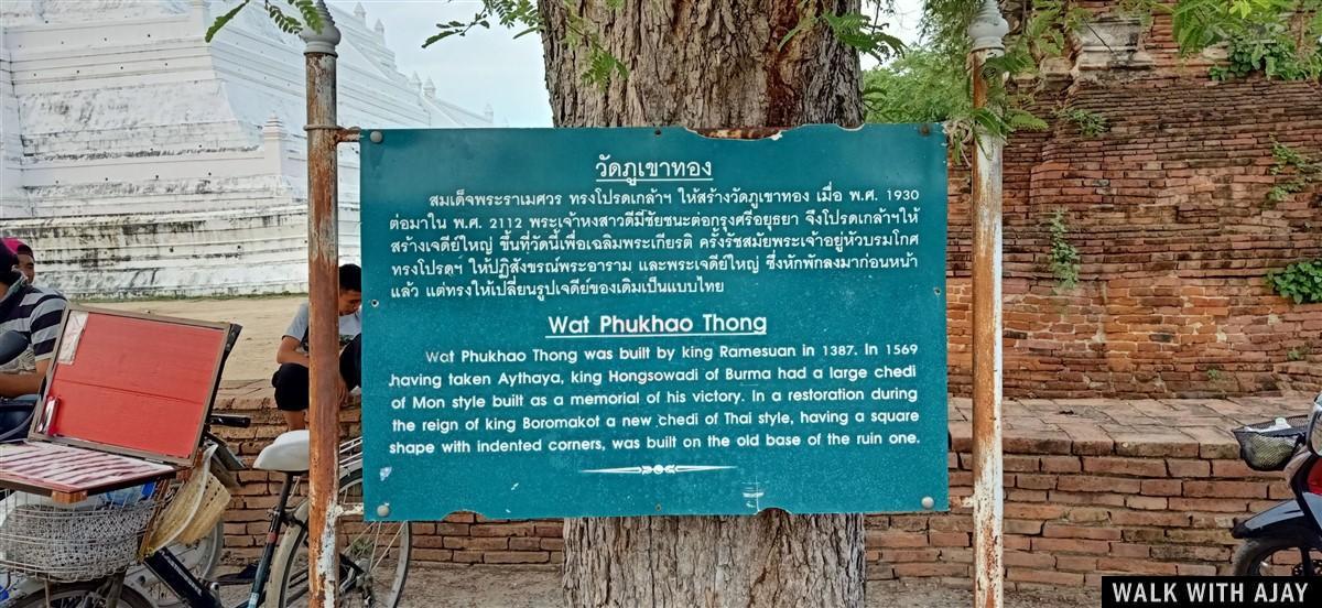 Exploring in Ayuthhaya Temples : Thailand (Oct'19) 20