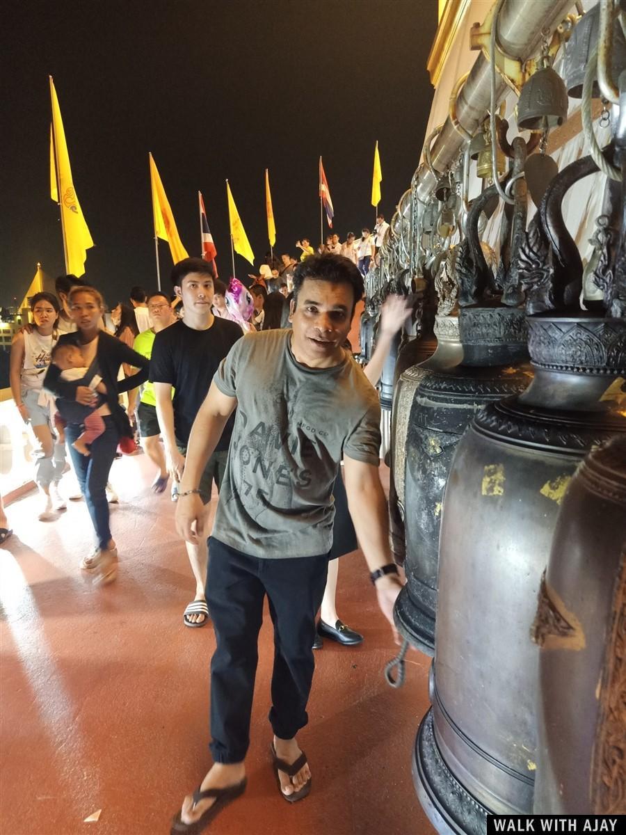 Evening Visit To Wat Saket (Golden Mountain Temple) On Loi Krathong Festival : Bangkok, Thailand (Nov'19) 3