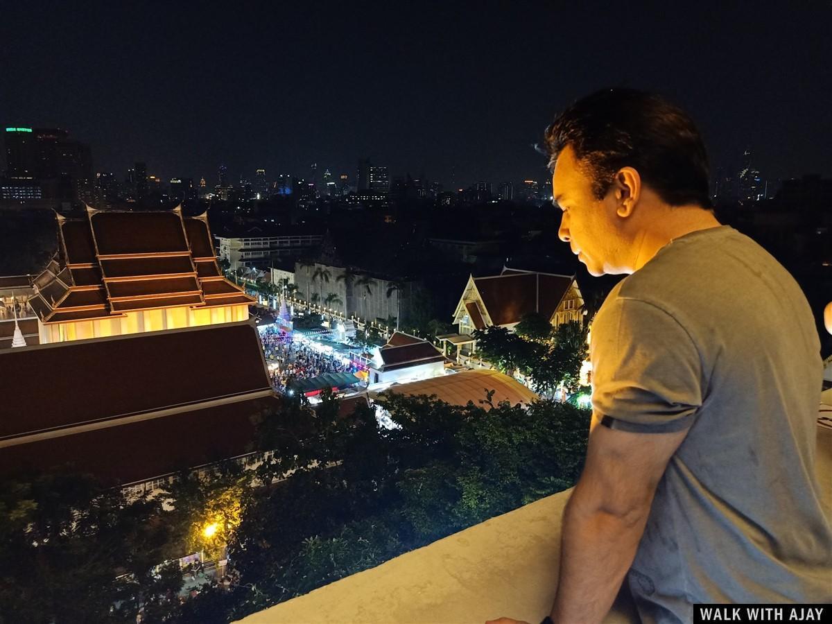 Evening Visit To Wat Saket (Golden Mountain Temple) On Loi Krathong Festival : Bangkok, Thailand (Nov'19) 8