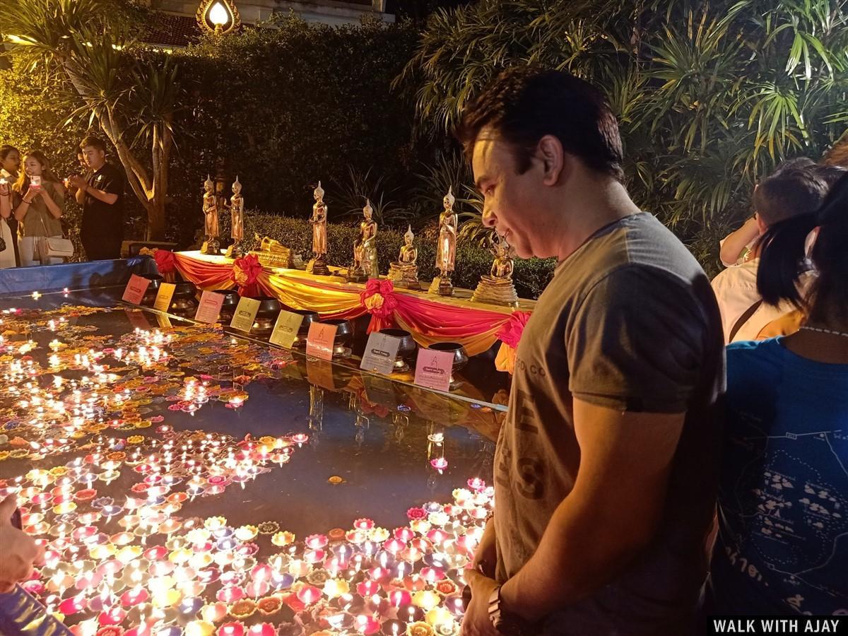 Evening Visit To Wat Saket (Golden Mountain Temple) On Loi Krathong Festival : Bangkok, Thailand (Nov'19) 1