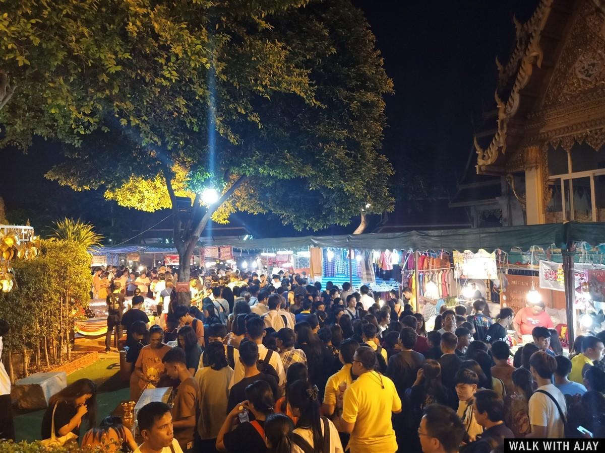 Evening Visit To Wat Saket (Golden Mountain Temple) On Loi Krathong Festival : Bangkok, Thailand (Nov'19) 13