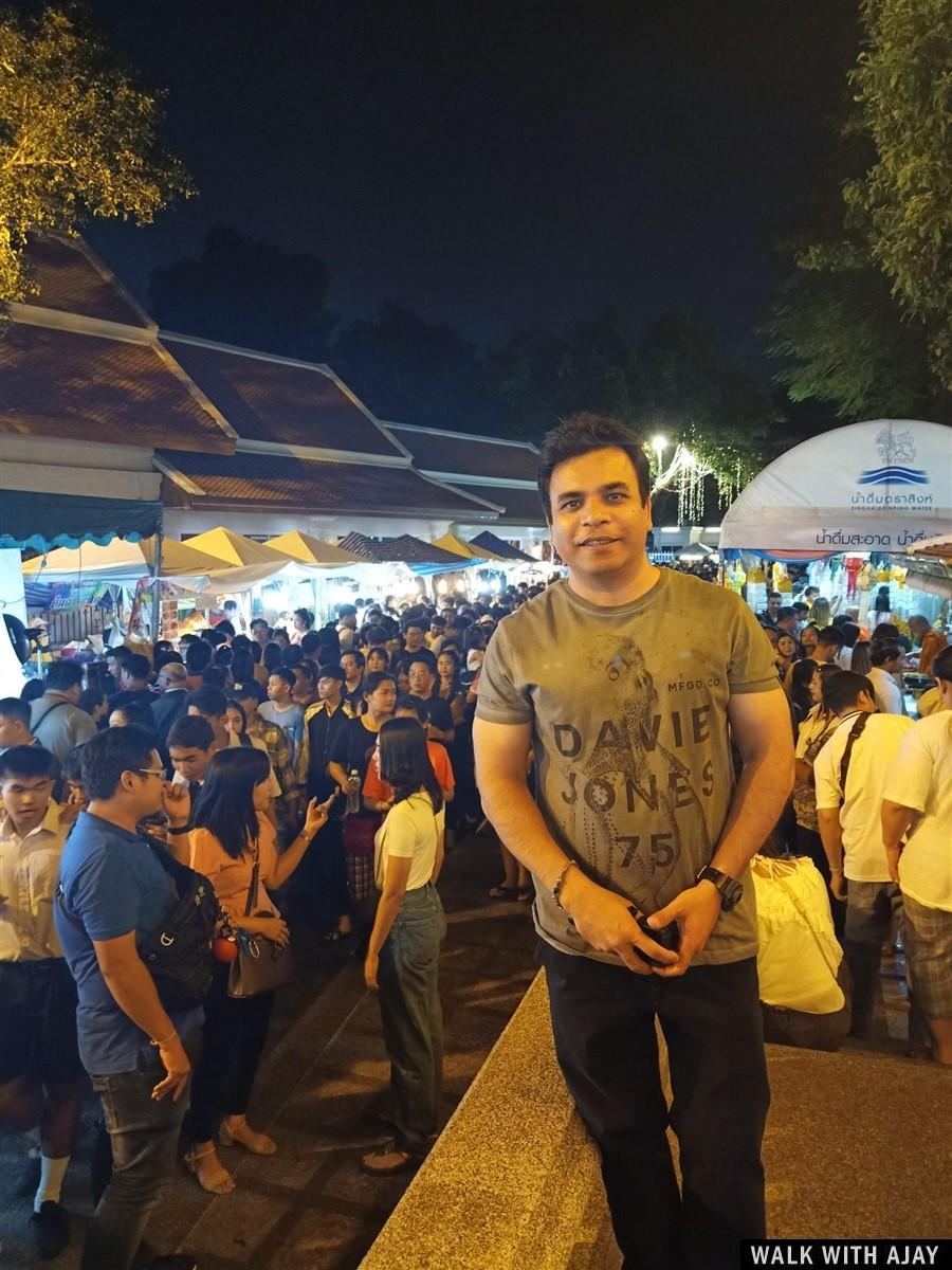 Evening Visit To Wat Saket (Golden Mountain Temple) On Loi Krathong Festival : Bangkok, Thailand (Nov'19) 14