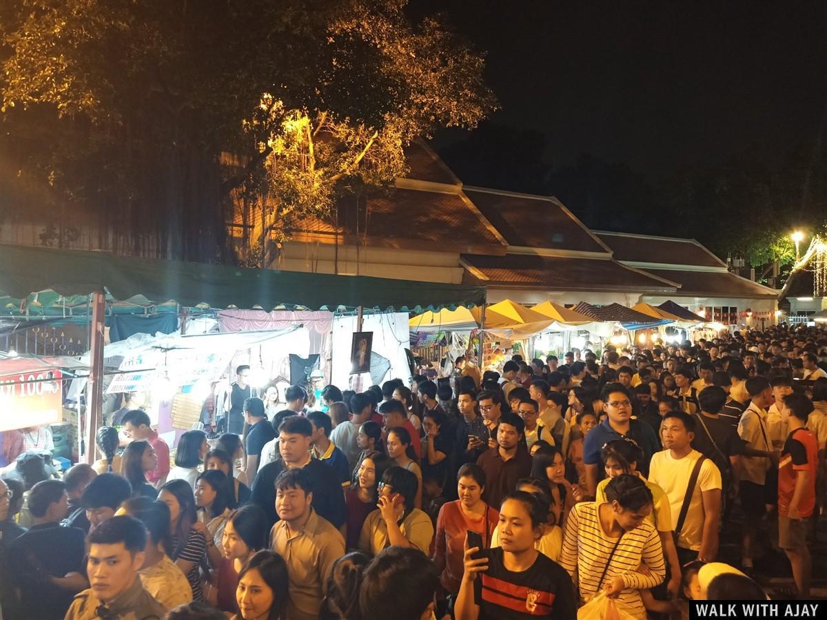 Evening Visit To Wat Saket (Golden Mountain Temple) On Loi Krathong Festival : Bangkok, Thailand (Nov'19) 15