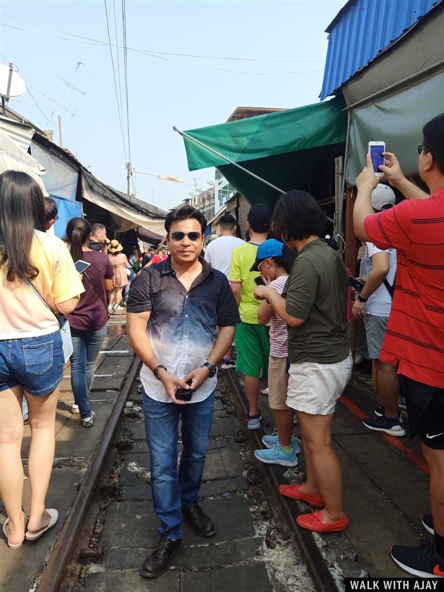 "Maeklong Railway Market" captured people's excitement along with me!