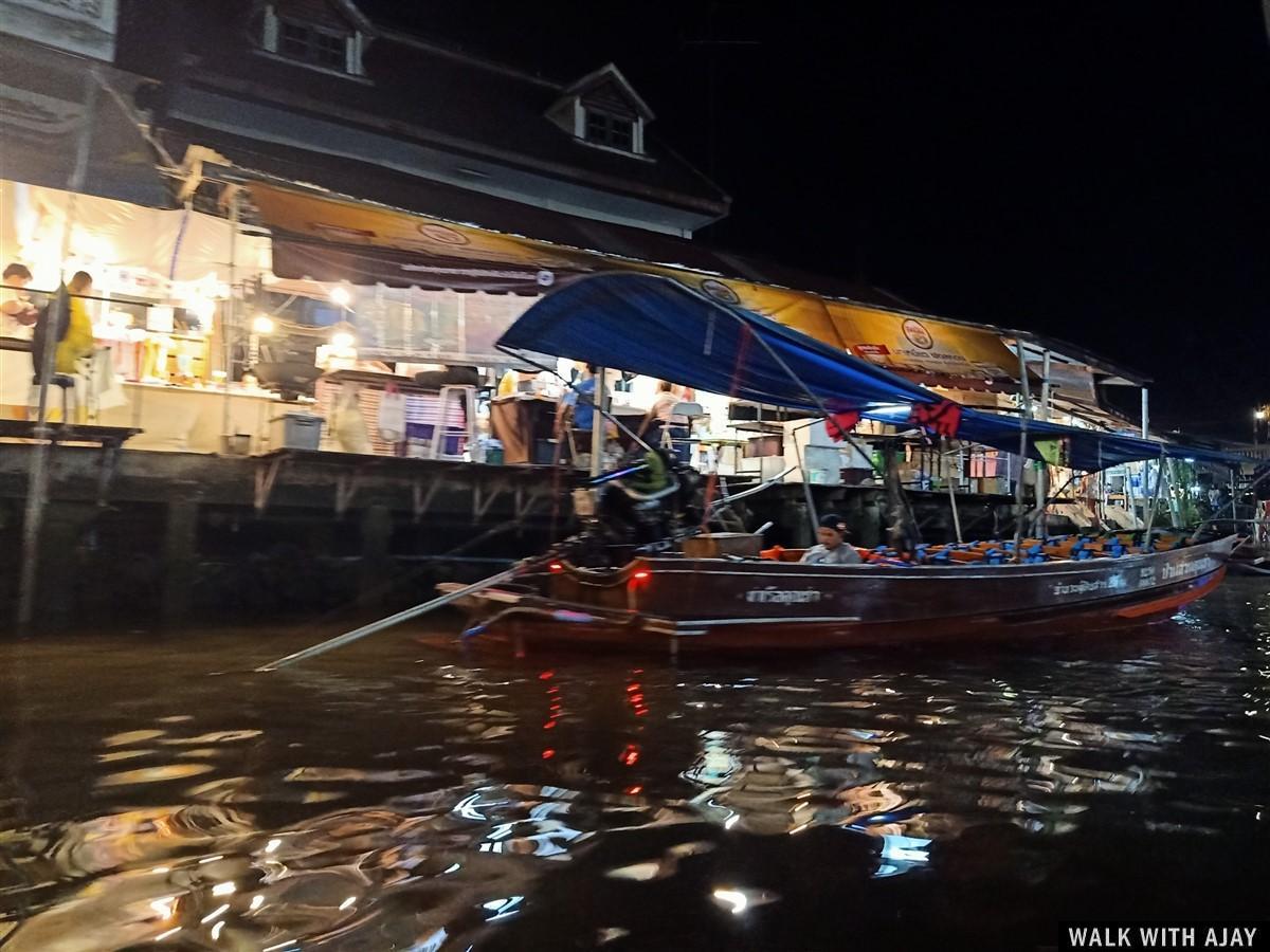  Boating facility available at Amphawa Floating Market!