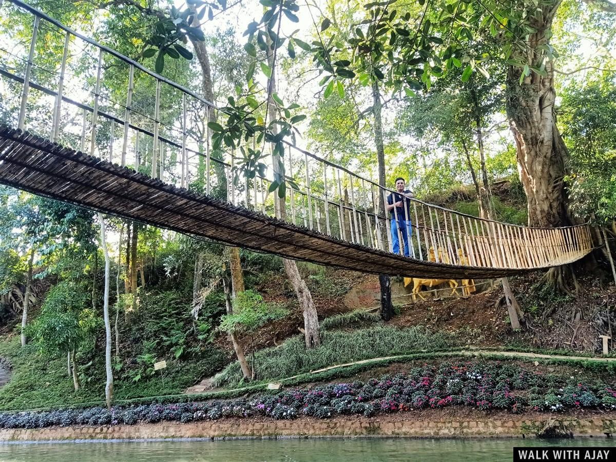 Finding heaven on the bridge of Prenn Waterfall.