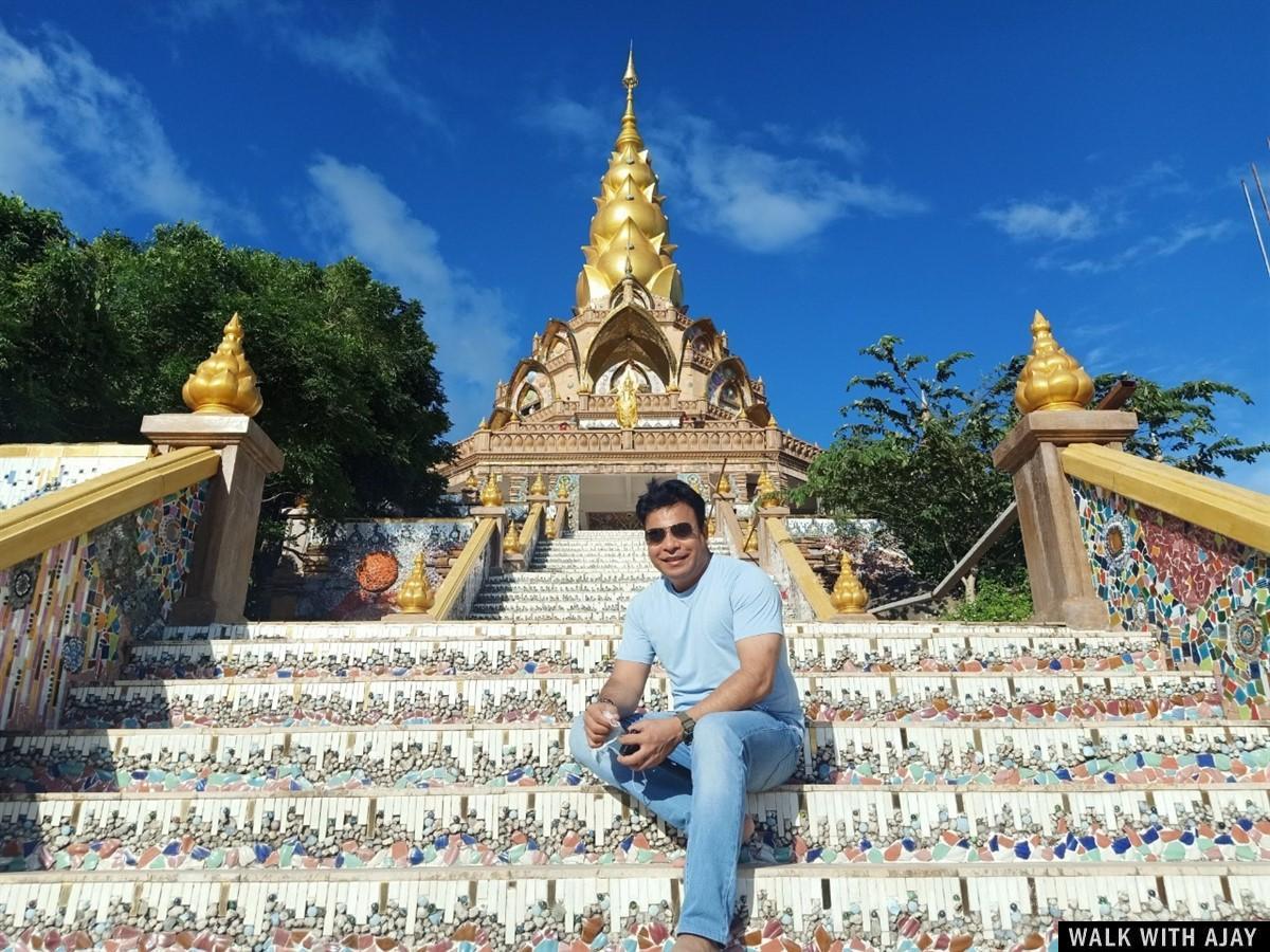 Pay Respect At Wat Phra Thart Sorn Temple : Khao Kho, Thailand (Jul'20) 1