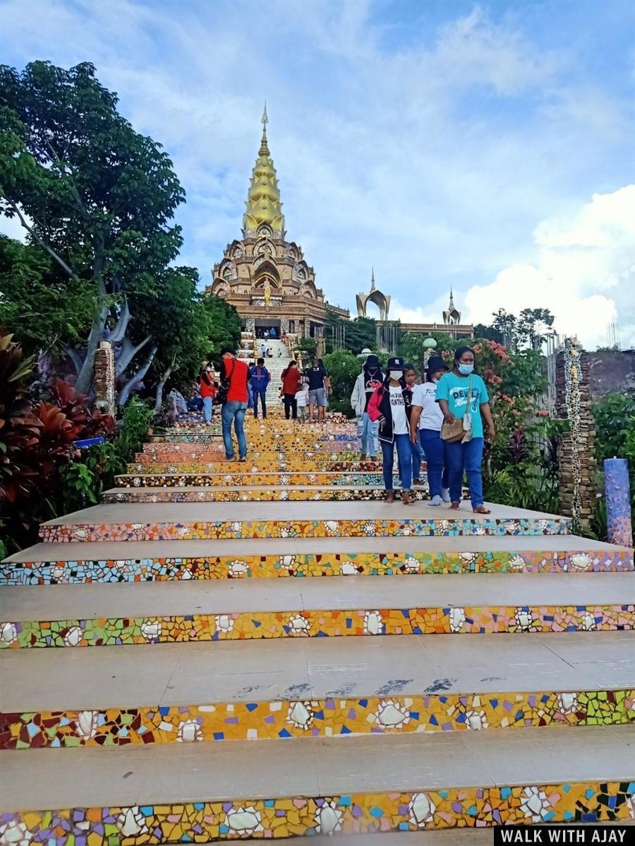 Pay Respect At Wat Phra Thart Sorn Temple : Khao Kho, Thailand (Jul'20) 14