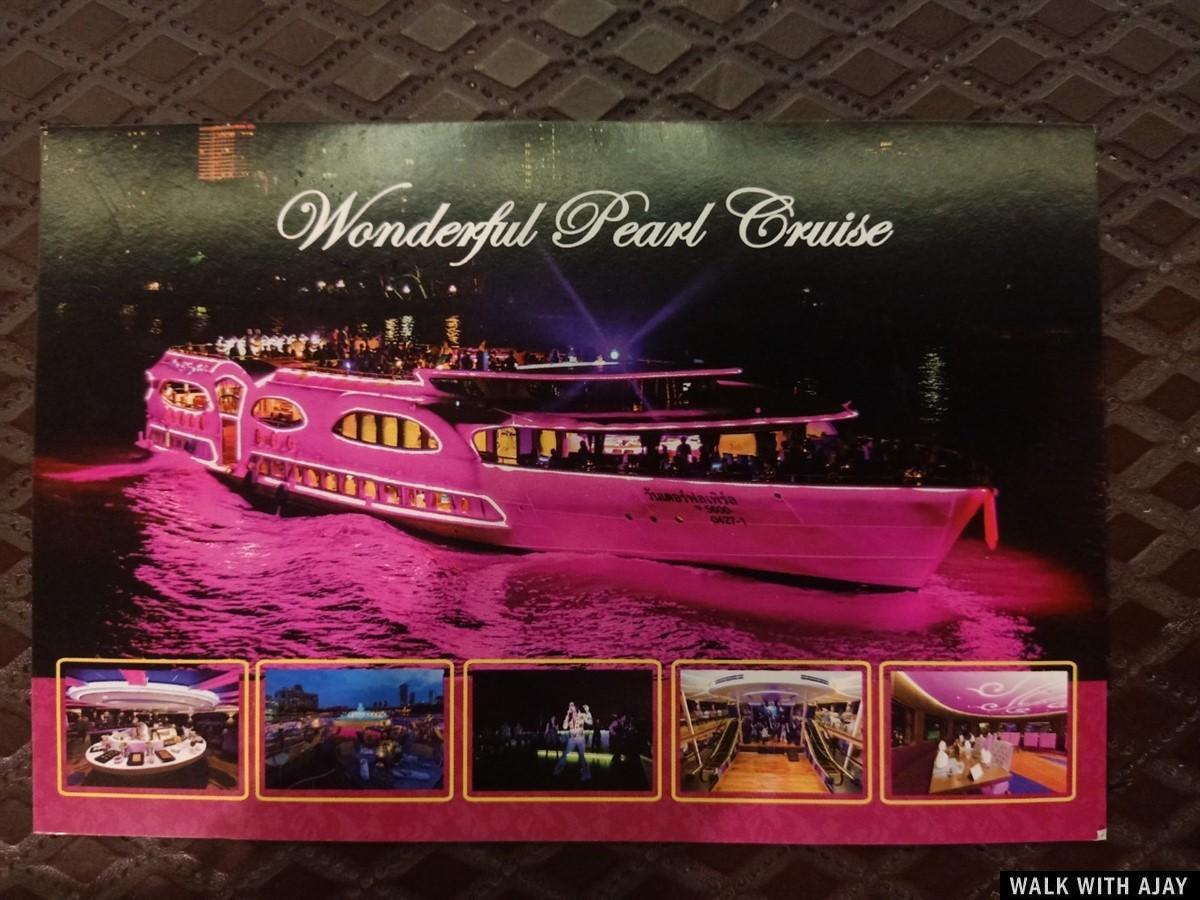 Exploring in Wonderful Pearl Dinner Cruise : Bangkok, Thailand (Oct'20) 7