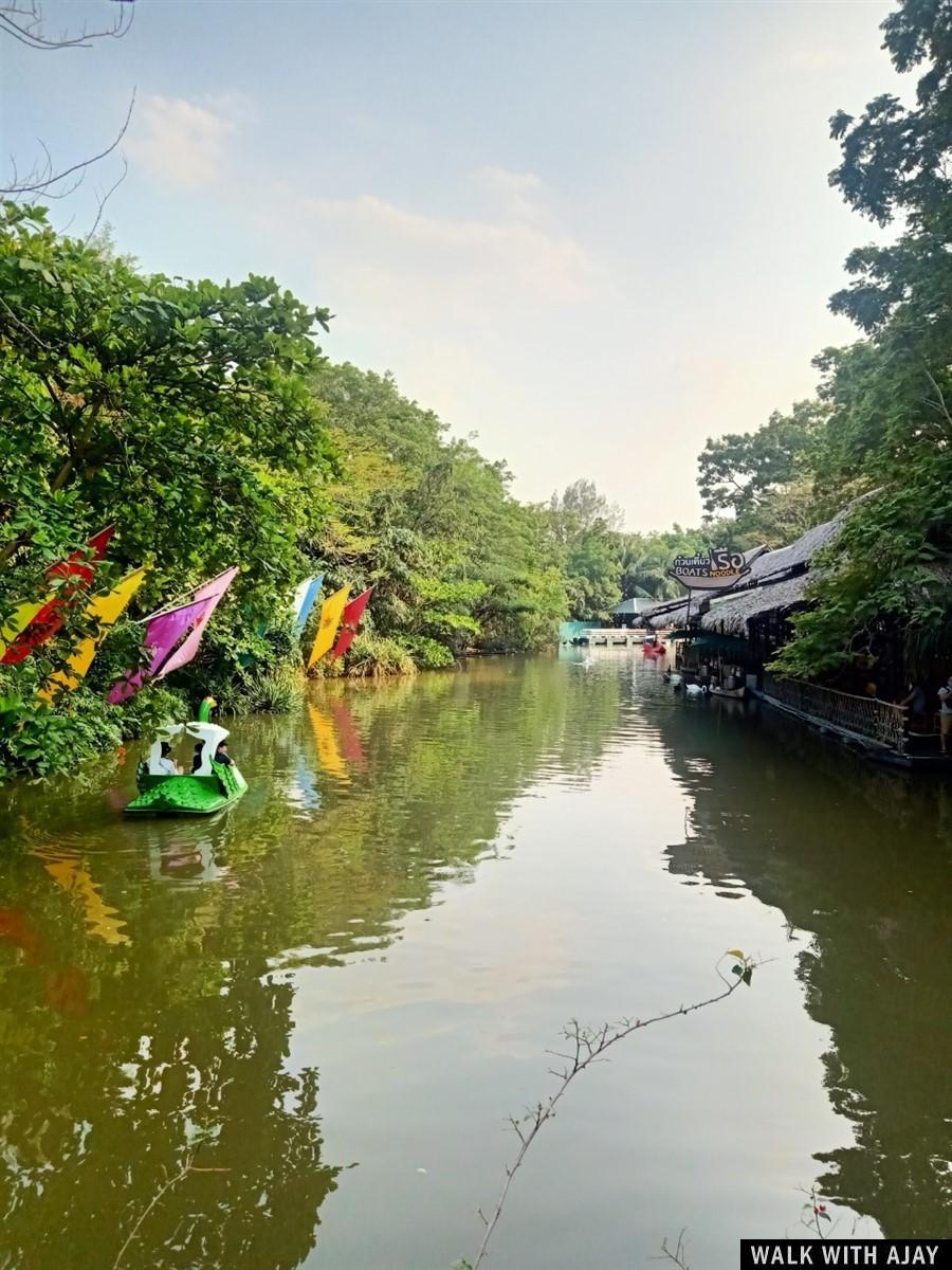Small Canal in Safari World Bangkok