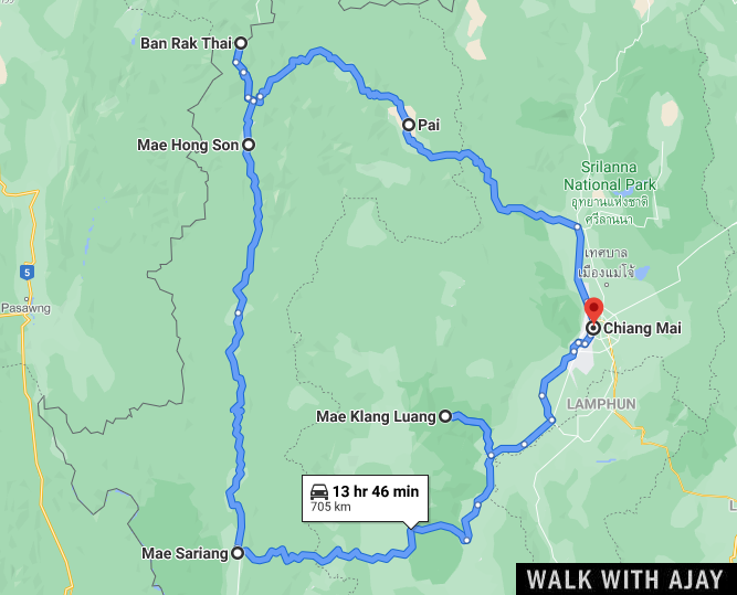 Day 1 - Riding Motorbike From Chiang Mai to Pai : Thailand (Apr’21) 1