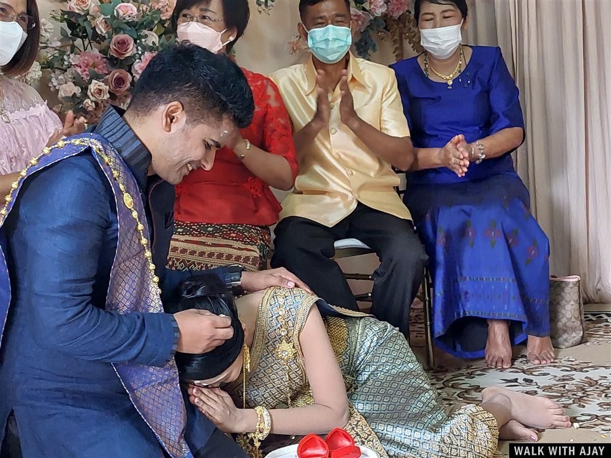 Attending Thai Wedding Ceremony in Sattahip : Thailand (Apr’22) 19