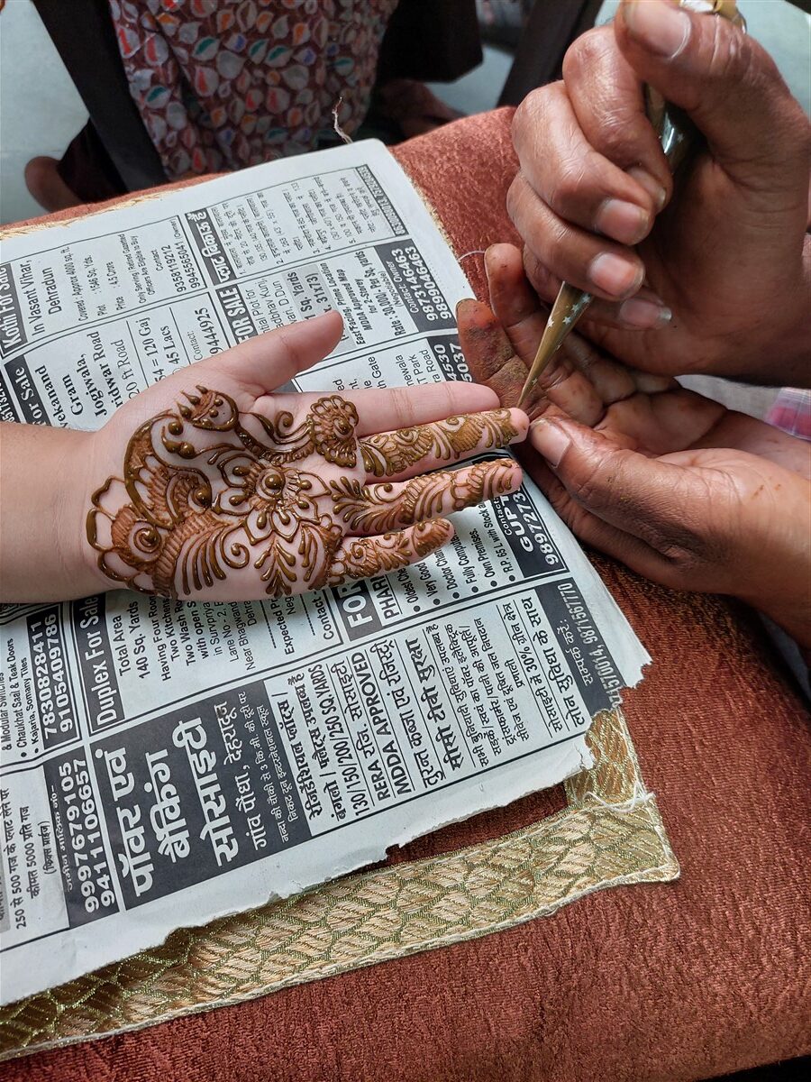 Our Indian Wedding (Mehndi Day) : India (Oct’22) – Day 9 11