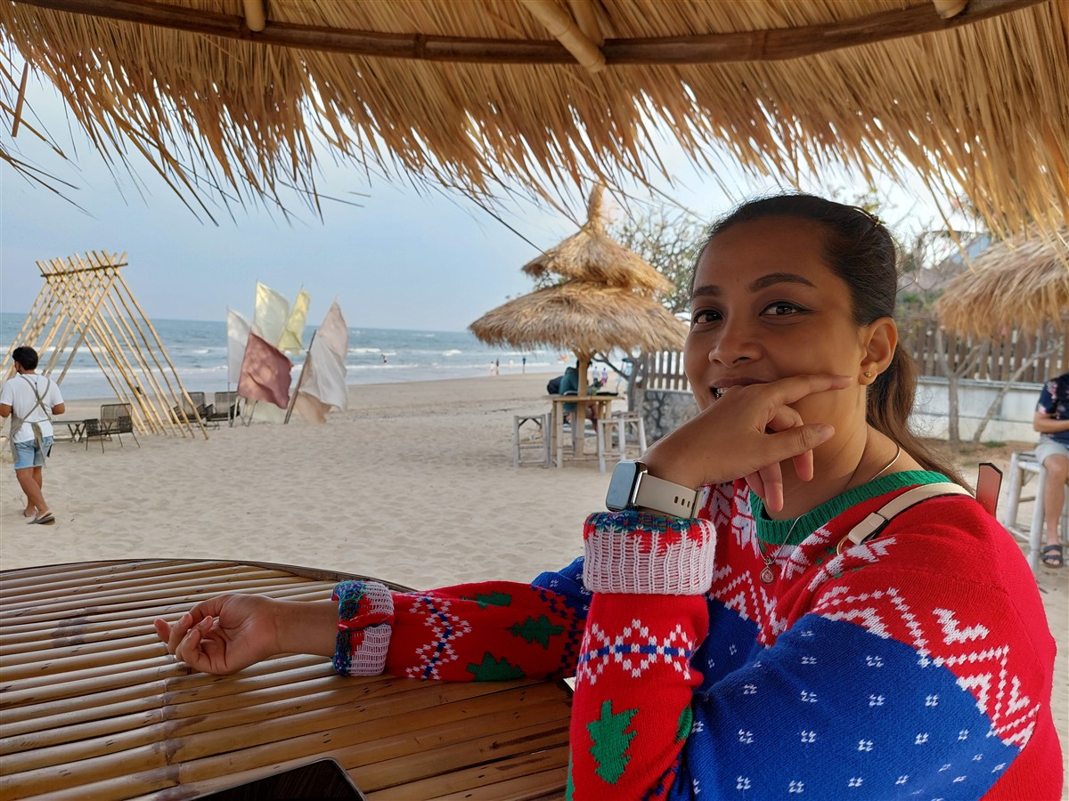 Day 2 - Enjoying Coffee Break With Seaview At Demi Beach Concept : Pranburi, Thailand (Dec'22) 3
