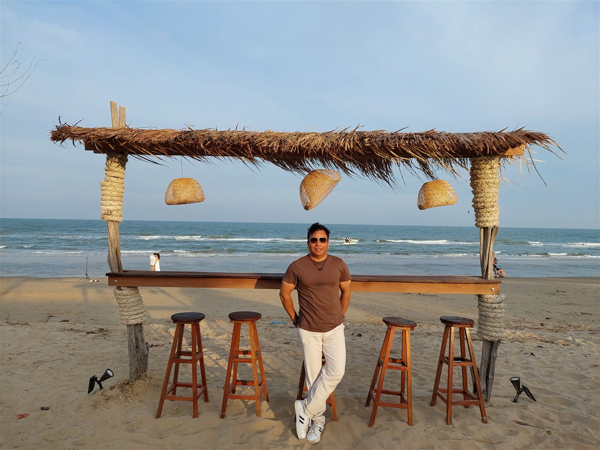 Day 2 - Enjoying Coffee Break With Seaview At Demi Beach Concept : Pranburi, Thailand (Dec'22) 1