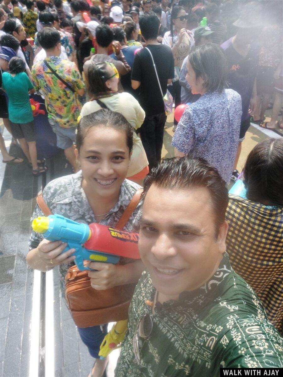 Enjoying Songkran Festival Around Siam Area : Bangkok , Thailand (Apr'23) 7